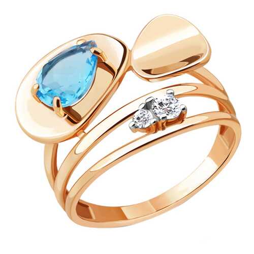 Кольцо женское Aquamarine 6564705.6 р.18 в 585 GOLD