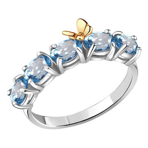 Кольцо женское Aquamarine 6571705.5 р.18.5 в 585 GOLD