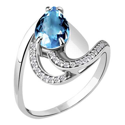 Кольцо женское Aquamarine 6579105А.5 р.19 в 585 GOLD