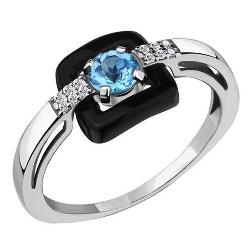 Кольцо женское Aquamarine 6910605А.5 р.18.5 в 585 GOLD